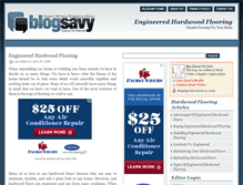 Tablet Screenshot of engineeredhardwoodflooring.blogsavy.com