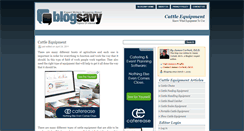 Desktop Screenshot of cattleequipment.blogsavy.com