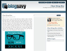 Tablet Screenshot of clearstrapbra.blogsavy.com
